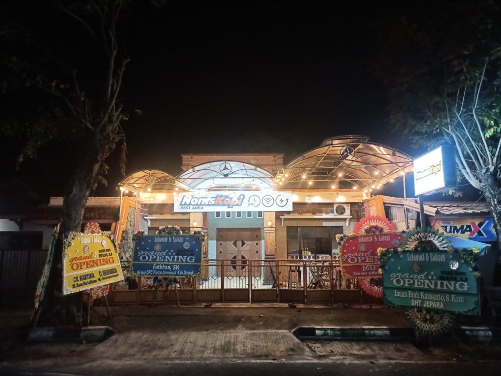 Grand Opening Noms Kopi hadir di Desa Bulu Jepara, Kedai Kopi Autentik Asli Indonesia