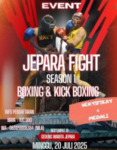 Kick Boxing dan Boxing Season Pertama Resmi Digelar di Jepara: Ajang Bergengsi Uji Taktik dan Teknik di Atas Ring