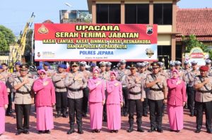 Sejumlah Pejabat Polres Jepara Dimutasi, Posisi Kasat hingga Kapolsek Berganti  