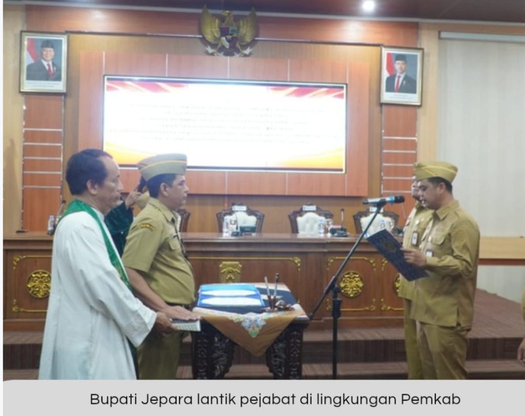 Bupati Jepara Witiarso Utomo Lantik 35 Pejabat di Gedung Shima