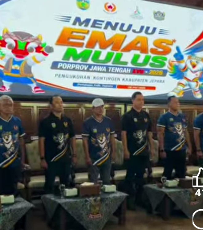 Bupati Jepara Kukuhkan 382 Atlet dan Pelatih, Target Masuk 4 Besar Porprov Jateng 2026