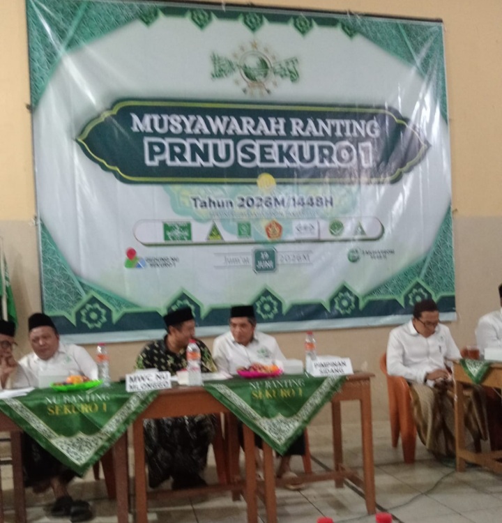 *H. Mariyoto dan Zaenal Arifin Pimpin NU Ranting Sekuro 2026–2031*