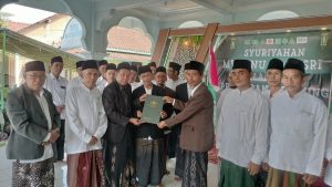 Kyai Sahal 4 Periode Dilantik sebagai Ketua Tanfidziyah NU Ranting Banjaragung Bangsri Jepara
